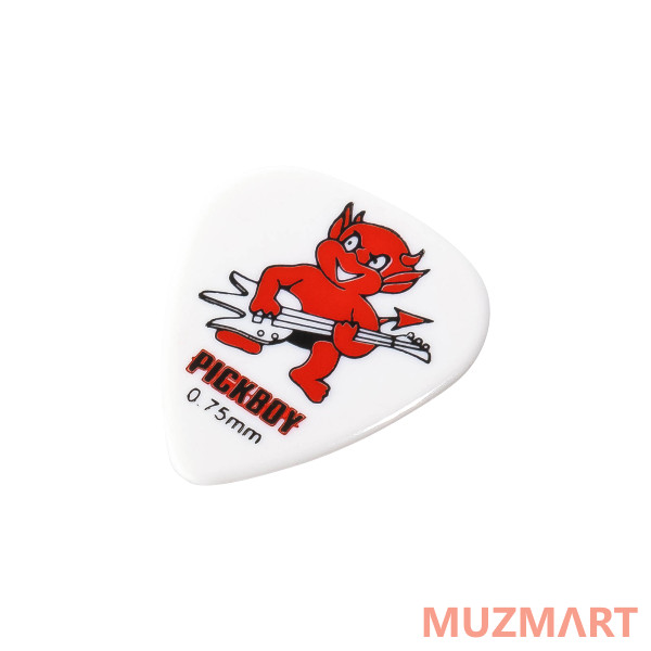 Pickboy GP-211-2/075 Celltex Red Devil Медиаторы 50шт, толщина 0.75мм