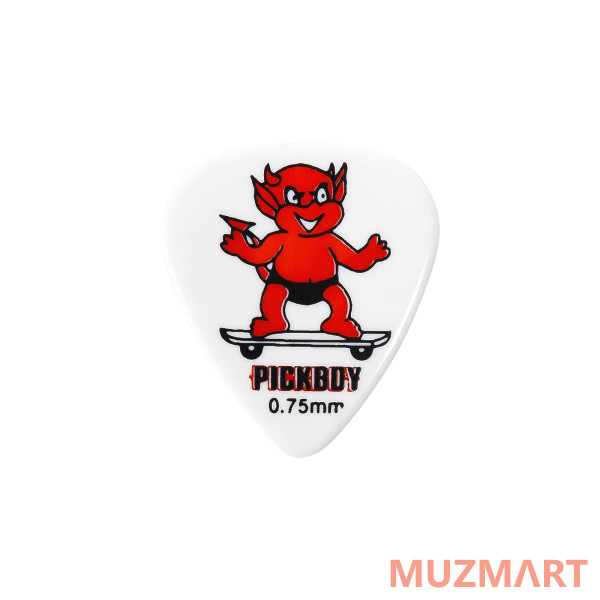Pickboy GP-211-3/075 Celltex Red Devil Медиаторы 50шт, толщина 0.75мм