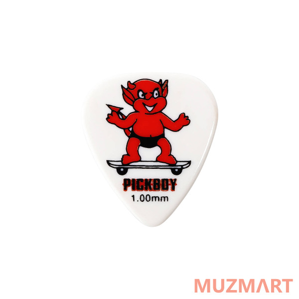 Pickboy GP-211-3/100 Celltex Red Devil Медиаторы 50шт, толщина 1.0мм