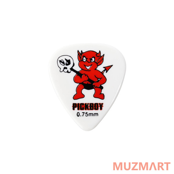 Pickboy GP-211-4/075 Celltex Red Devil Медиаторы 50шт, толщина 0.75мм