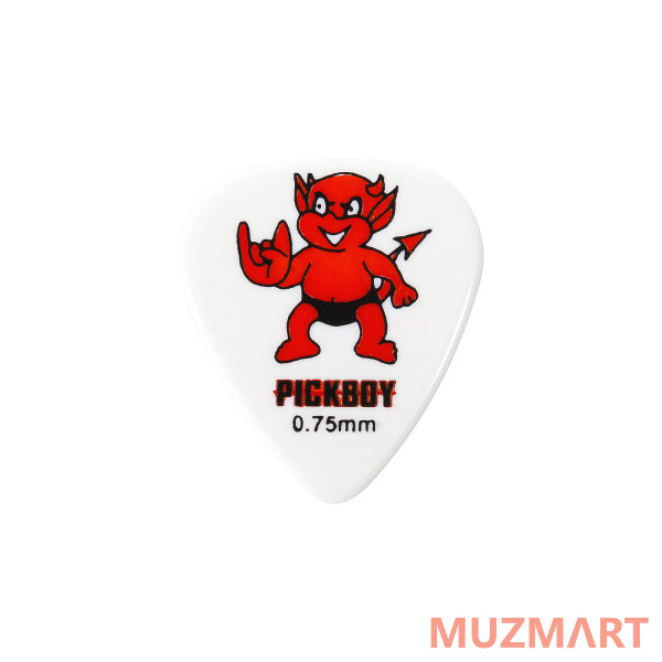 Pickboy GP-211-6/075 Celltex Red Devil Медиаторы 50шт, толщина 0.75мм