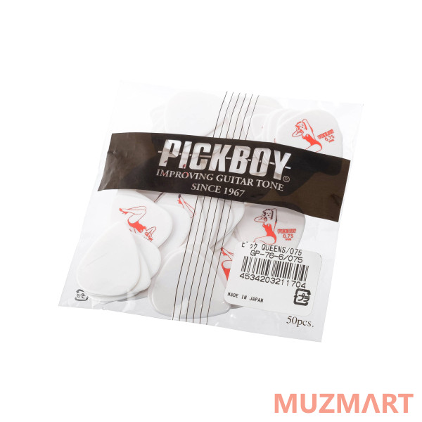 Pickboy GP-76-6/075 Celltex Heavy Metal Медиаторы 50шт, толщина 0.75мм
