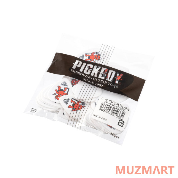 Pickboy GP-140-2/075 Celltex Heavy Metal Медиаторы 50шт, толщина 0.75мм