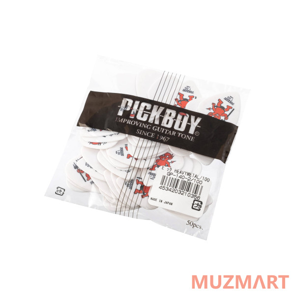 Pickboy GP-140-2/100 Celltex Heavy Metal Медиаторы 50шт, толщина 1.0мм