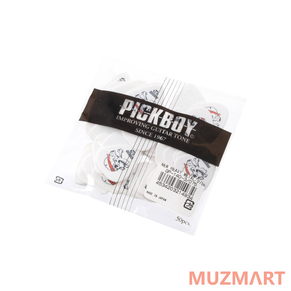 Pickboy GP-140-3/075 Celltex Heavy Metal Медиаторы 50шт, толщина 0.75мм
