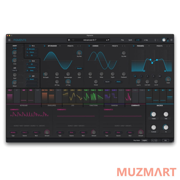 Arturia Pigments 5 (electronic license) Програмное обеспечение