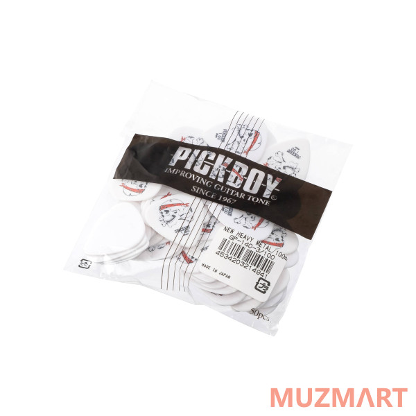 Pickboy GP-140-3/100 Celltex Heavy Metal Медиаторы 50шт, толщина 1.0мм