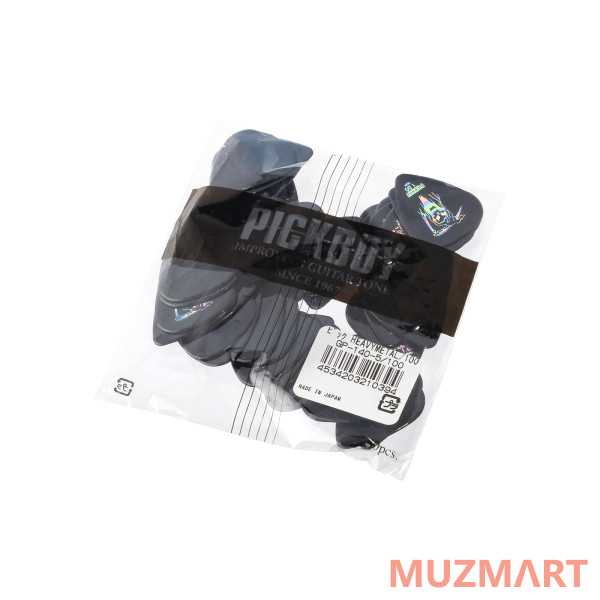 Pickboy GP-140-5/100 Celltex Heavy Metal Медиаторы 50шт, толщина 1.0мм
