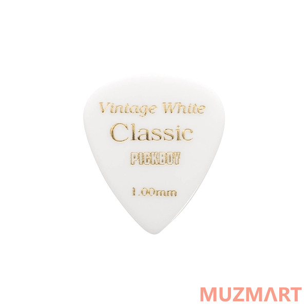 Pickboy GP-03/100 Celluloid Vintage Classic White Медиаторы 50шт