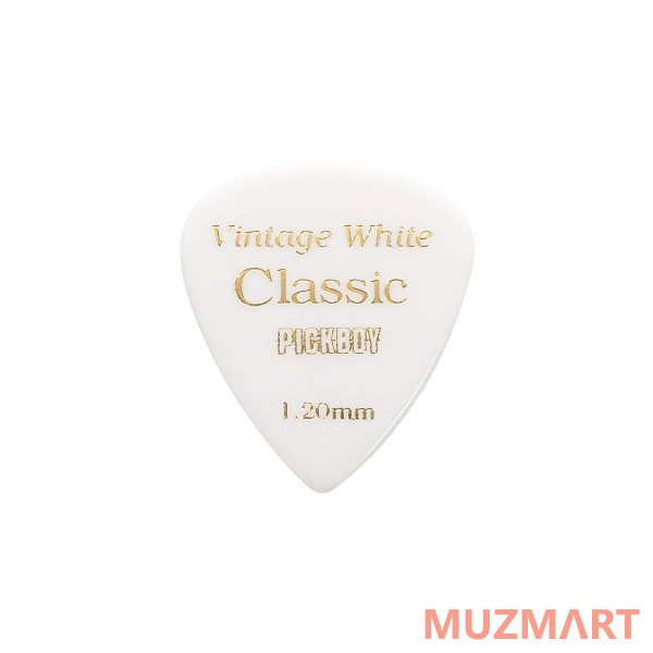 Pickboy GP-03/120 Celluloid Vintage Classic White Медиаторы 50шт