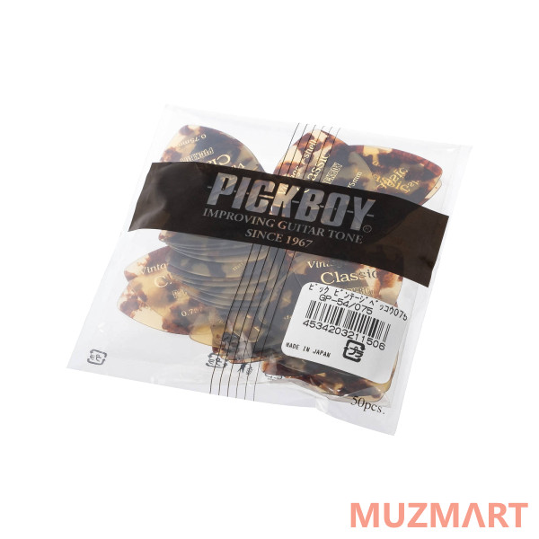 Pickboy GP-54/075 Celluloid Vintage Classic T-Shell Медиаторы 50шт