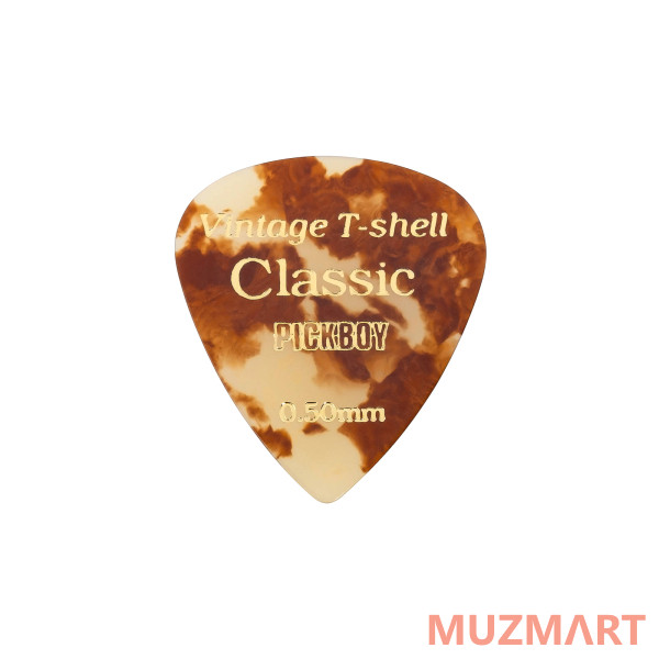 Pickboy GP-55/05 Celluloid Vintage Classic T-Shell Медиаторы 50шт