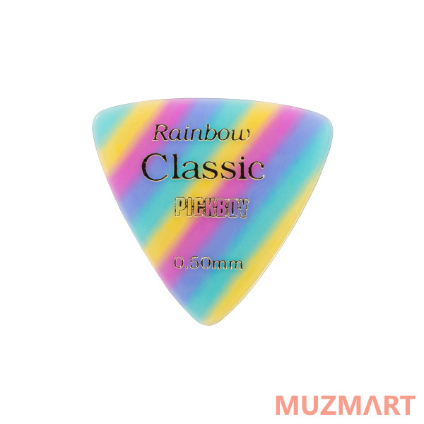 Pickboy GP-17RA/05 Celluloid Vintage Classic Rainbow Медиаторы 50шт
