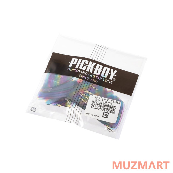 Pickboy GP-17RA/05 Celluloid Vintage Classic Rainbow Медиаторы 50шт