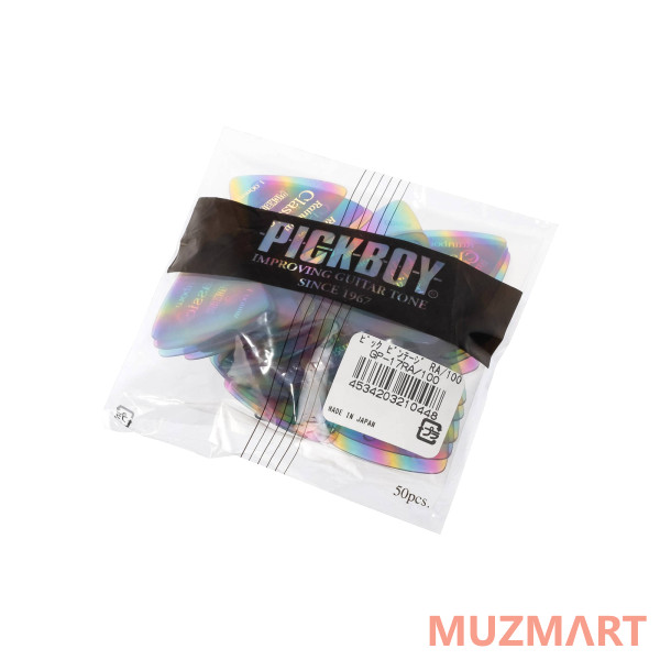 Pickboy GP-17RA/100 Celluloid Vintage Classic Rainbow Медиаторы 50шт