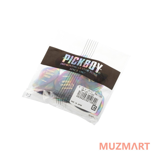 Pickboy GP-21/100 Celluloid Vintage Classic Rainbow Медиаторы 50шт