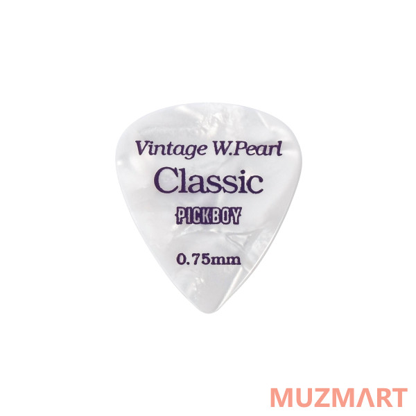 Pickboy GP-14/075 Celluloid Vintage Classic White Pearl Медиаторы 50шт