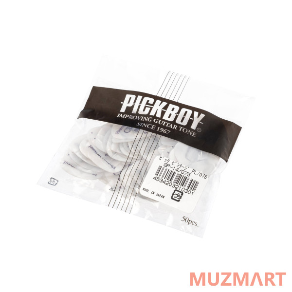 Pickboy GP-14/075 Celluloid Vintage Classic White Pearl Медиаторы 50шт