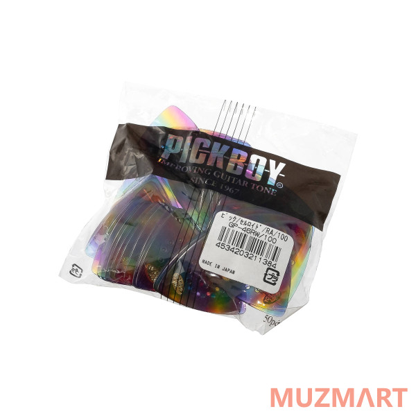 Pickboy GP-46RW/100 Celluloid Pos-A-Grip Медиаторы 50шт