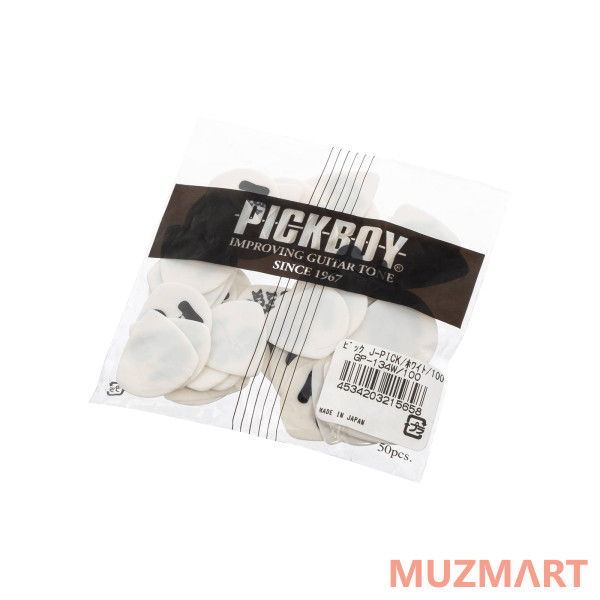 Pickboy GP-134W/100 Celluloid J-pick Медиаторы 50шт