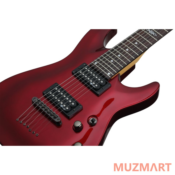 Schecter SGR C-7 MRED Электрогитара семиструнная