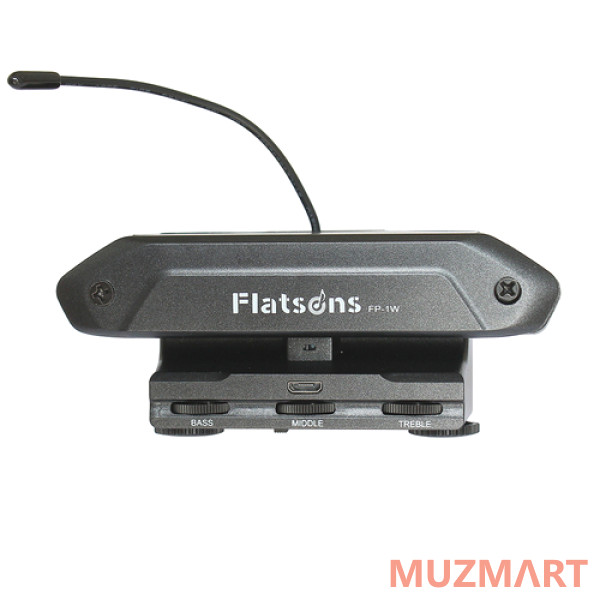 Flatsons FP-1W Звукосниматель для акустической гитары, с беспроводным передатчиком