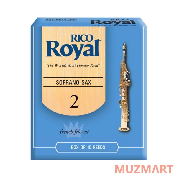 Rico RIB1020 Набор тростей для саксофона сопрано №2, серия Royal