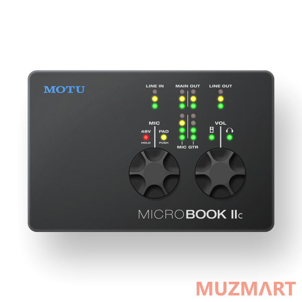 Motu MicroBook IIc USB аудио интерфейс