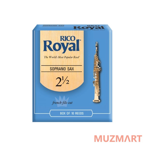 Rico RIB1025 Набор тростей для саксофона сопрано №2.5, серии Royal