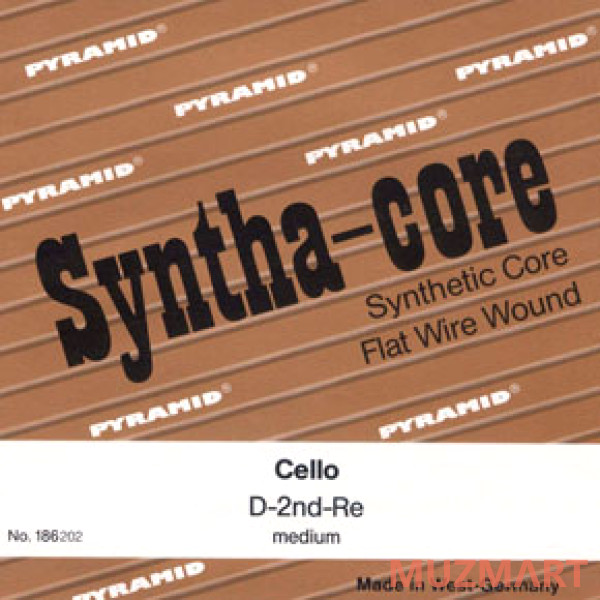 Pyramid 186201 Syntha-core Отдельная струна А/Ля для виолончели размером 4/4