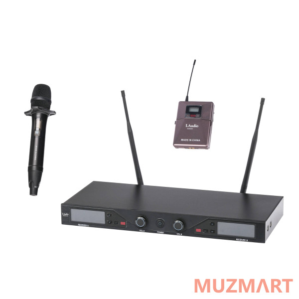 LAudio 4000-UP Беспроводная микрофонная система, петличка и ручной передатчик