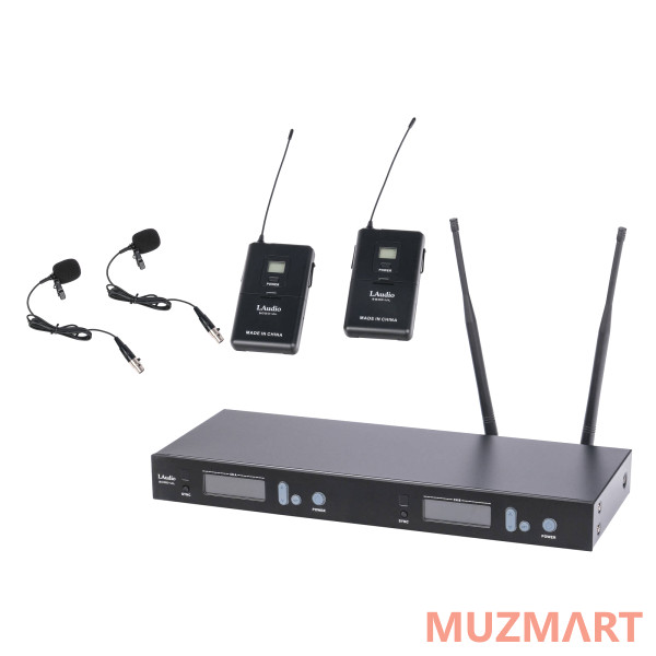 LAudio 5000-UL Беспроводная микрофонная система, 2 петличных микрофона