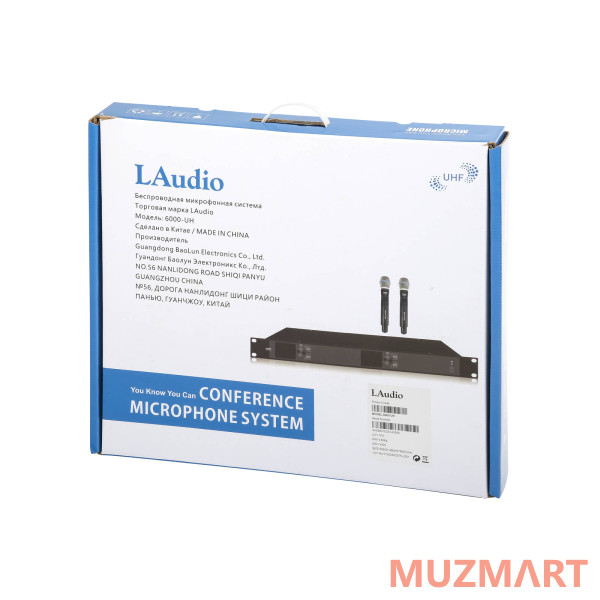 LAudio 6000-UH Беспроводная микрофонная система, 2 ручных передатчика