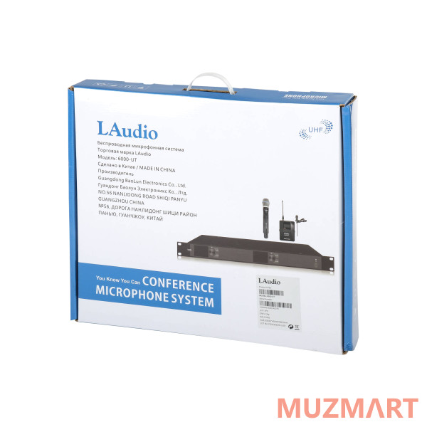 LAudio 6000-UT Беспроводная микрофонная система, ручной передатчик и петличка