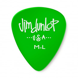 Dunlop 486PML Gels M-L Green 1 шт Медиатор