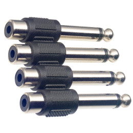 Stagg AC-PMCFH переходник, JACK (M) - RCA (F)