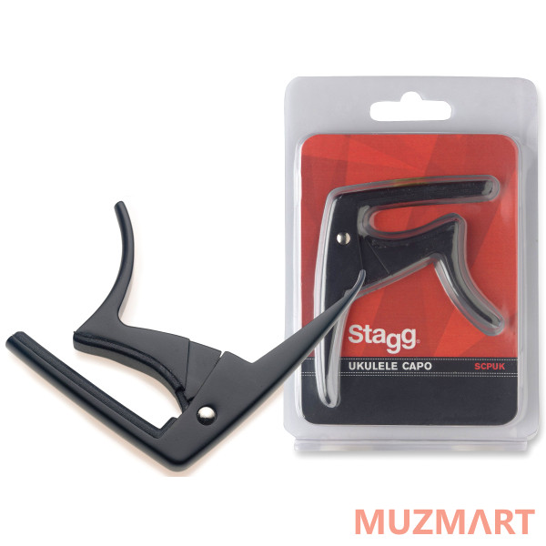 Stagg SCPUK BK каподастр для укулеле