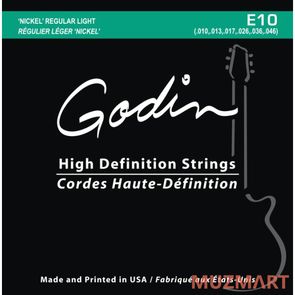 Godin E10 008964 Струны для электрогитары
