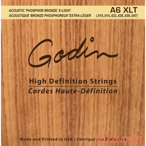 Godin A6 XLT 008988 Струны для акустической гитары 10-47