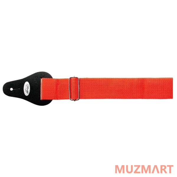 Stagg BJA006-RD нейлоновый гитарный ремень