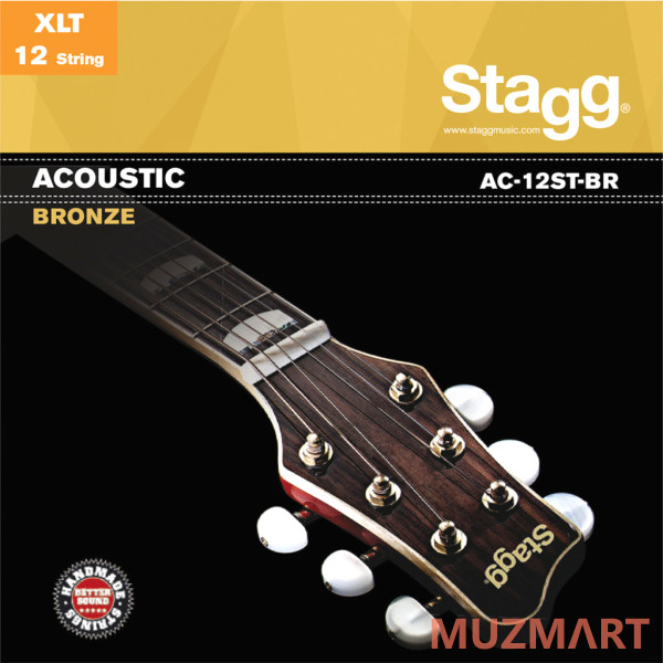 Stagg AC-12ST-BR струны для 12-струнной акустической гитары