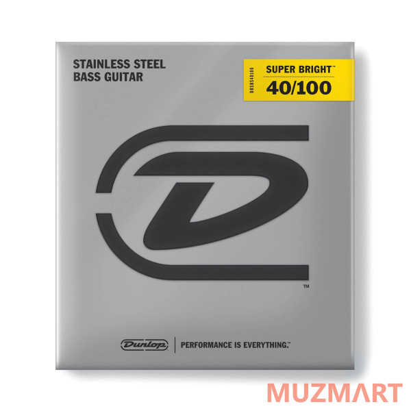 Dunlop DBSBS40100 Super Bright Steel Струны для бас гитары
