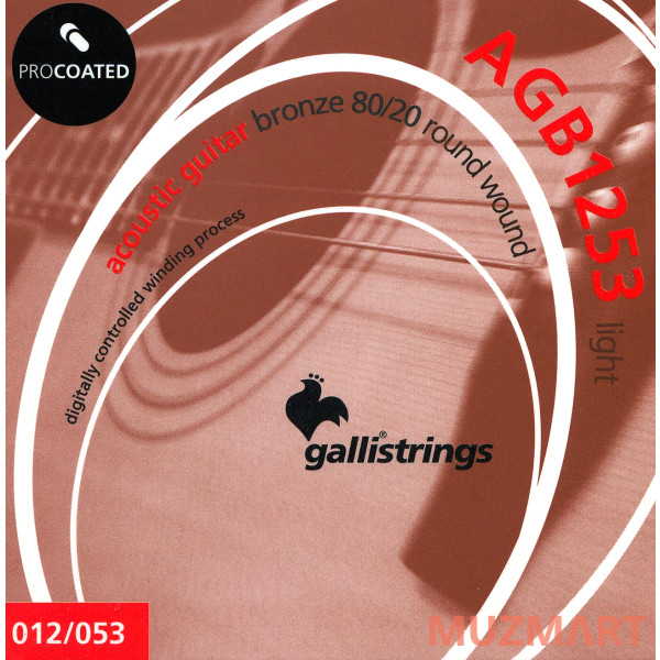 Galli Strings AGB1253 струны для акустической гитары