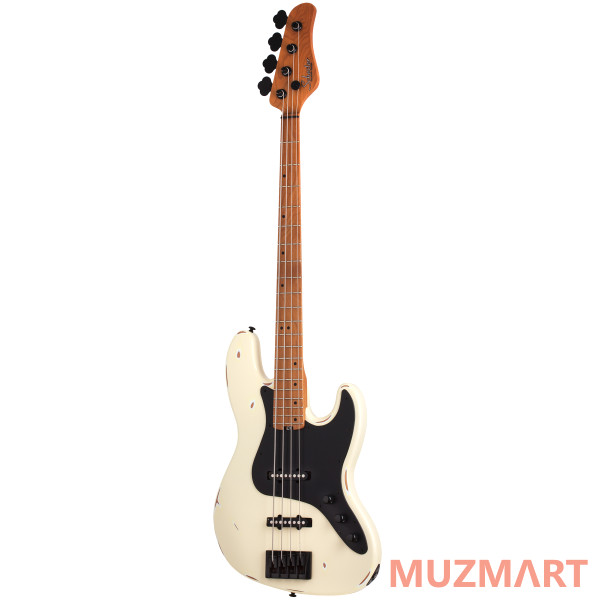 Schecter J-4 SIXX WORN IVORY бас-гитара