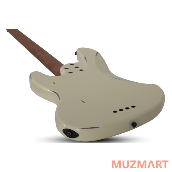 Schecter J-4 SIXX WORN IVORY бас-гитара