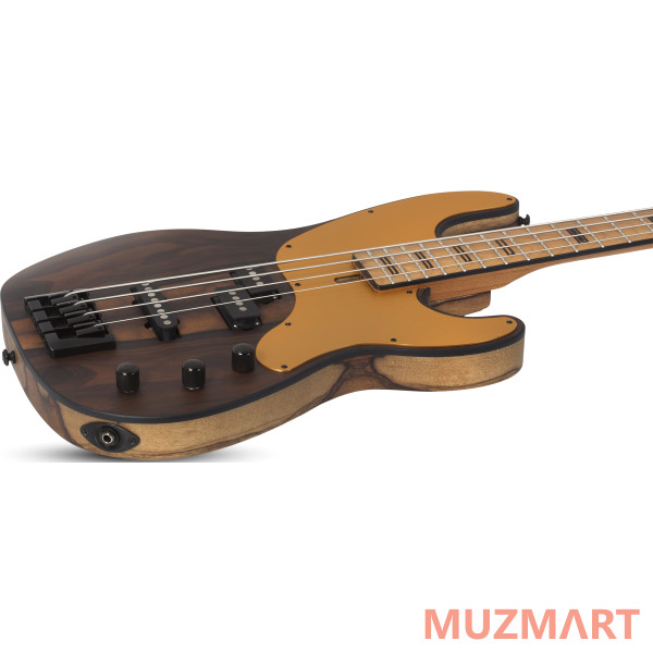 Schecter MODEL-T 4 EXOTIC ZIRICOTE 4-струнная бас-гитара