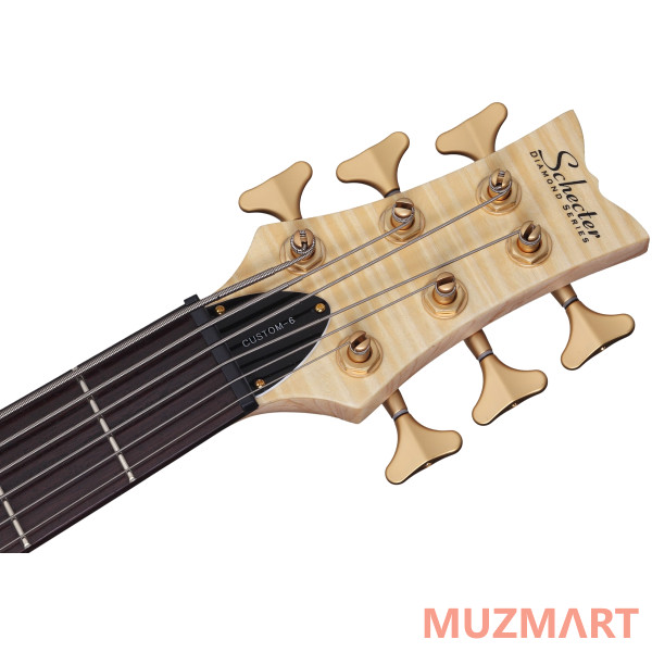 Schecter STILETTO CUSTOM-6 NAT 6-струнная бас-гитара