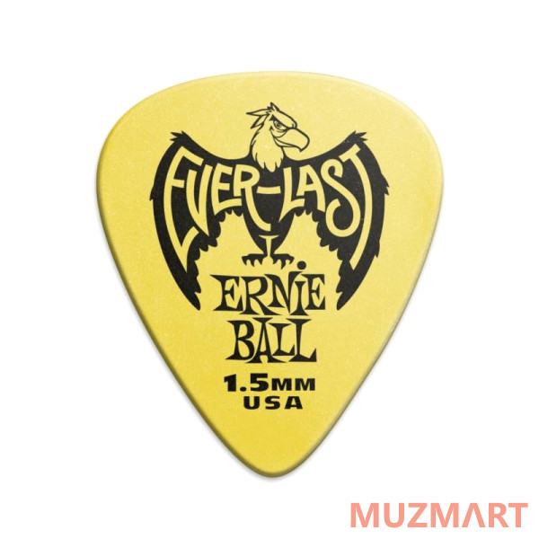 Ernie Ball 9195 Медиатор Everlast делриновый нескользящий 1,5 (1 шт)