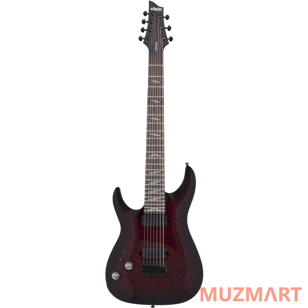 Schecter OMEN ELITE-7 LH BCHB леворукая 7-струнная электрогитара