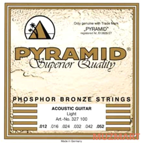 Pyramid Phosphor Bronze 327100, 12-52 Струны для акустической гитары